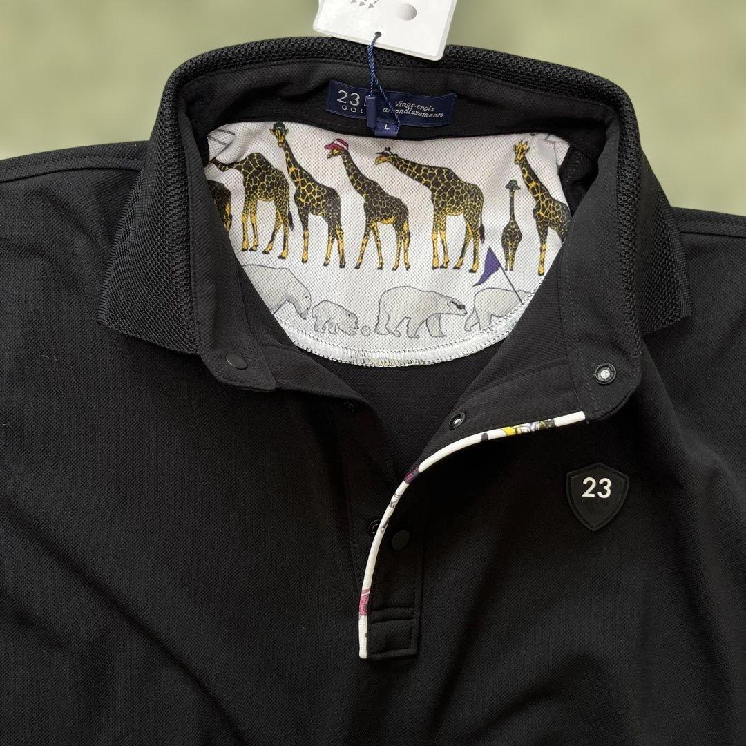 23 区ゴルフ ポロシャツ 黒