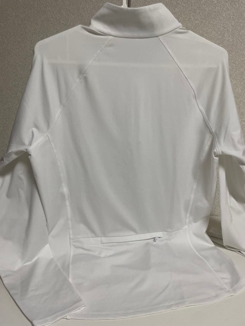 【美品】　RLX ホワイト　ハーフジップ　長袖シャツ