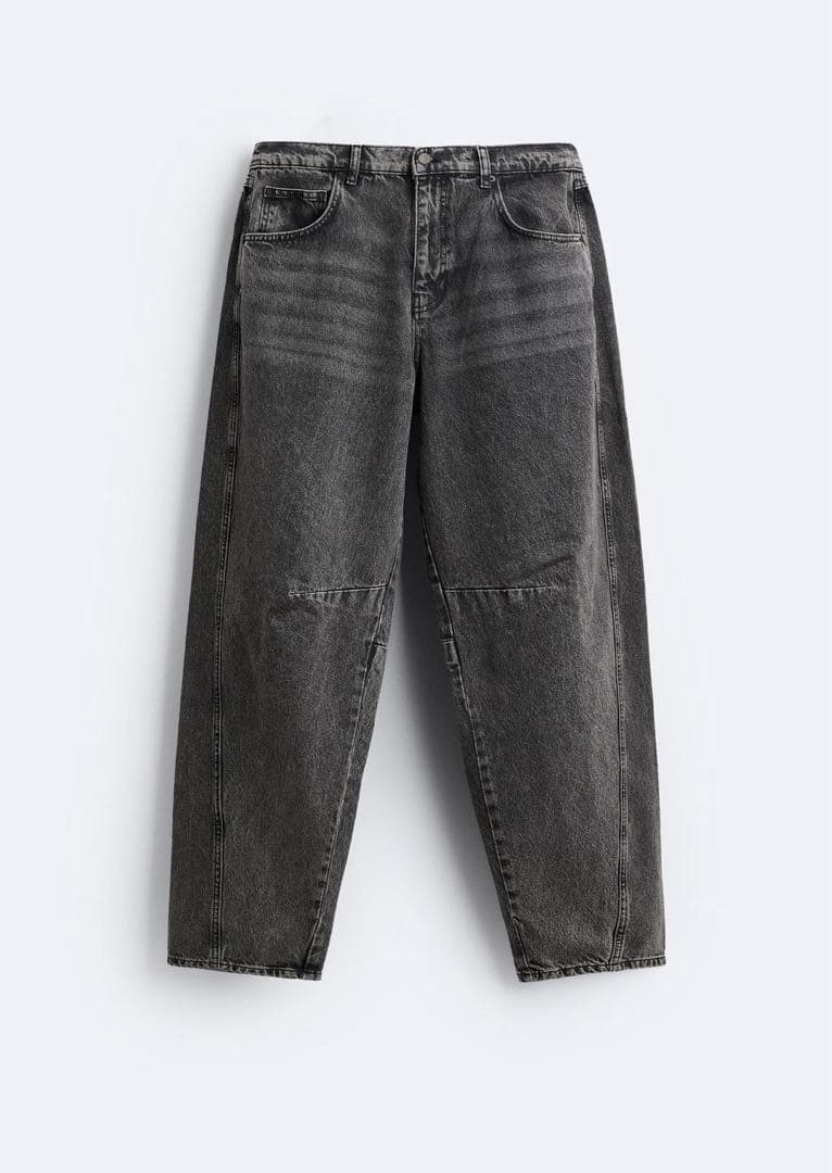 完売品 ZARA セットアップ コントラストフード付　デニムジャケット パンツ