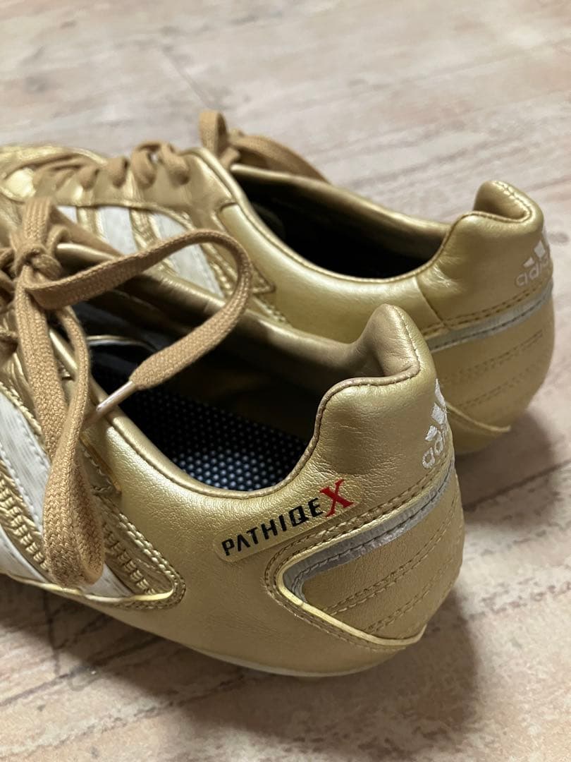 中田英寿氏着用モデル！ adidas パティークX ゴールド