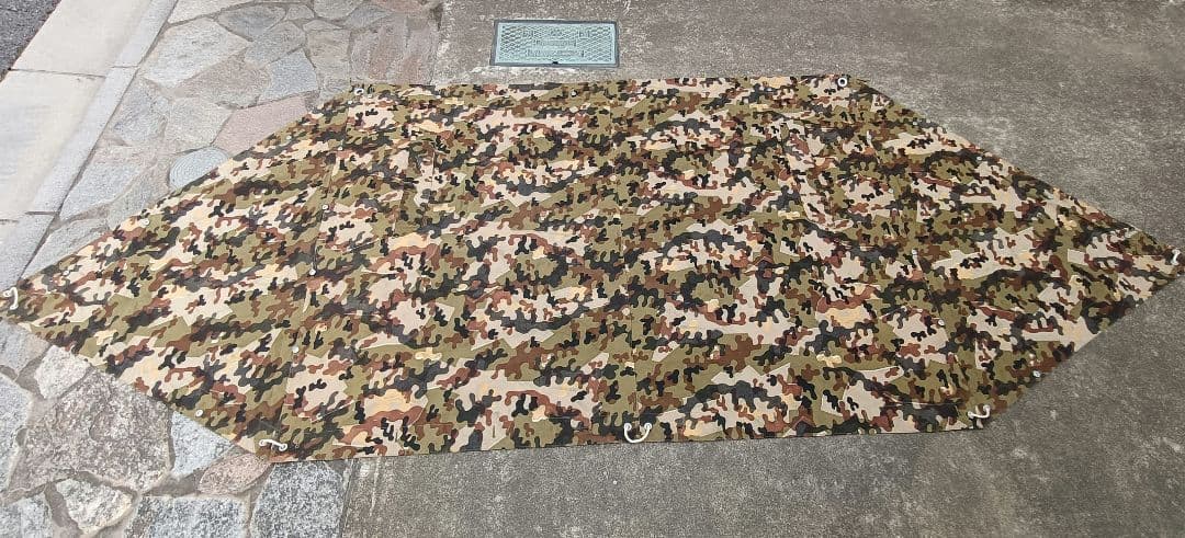 【美品】西ドイツ軍 アメーバカモ パップテント 1956年