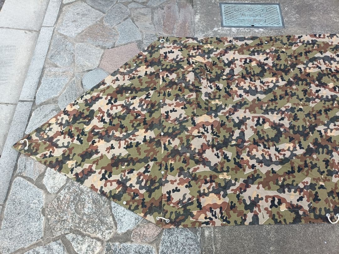 【美品】西ドイツ軍 アメーバカモ パップテント 1956年