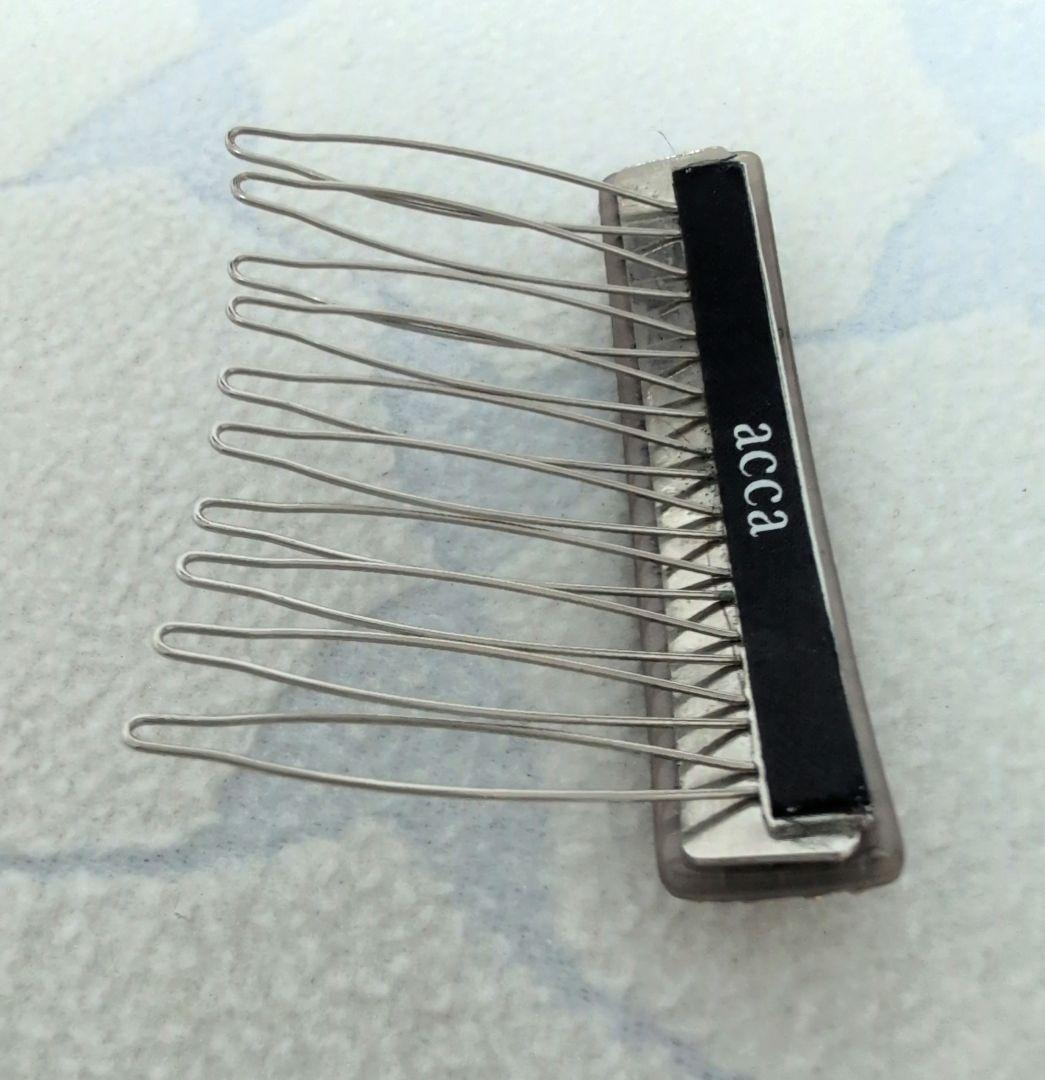 acca アッカ　コーム　ヘアアクセサリー スワロフスキー