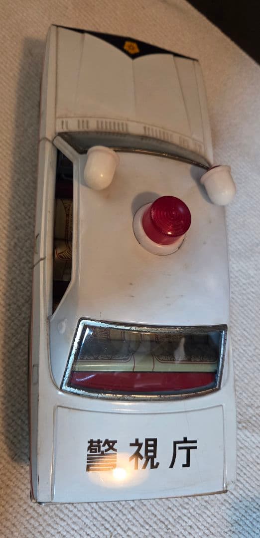 【年代物】【箱付】イチコー　グロリア　パトロールカー　ブリキ　車　ミニカー