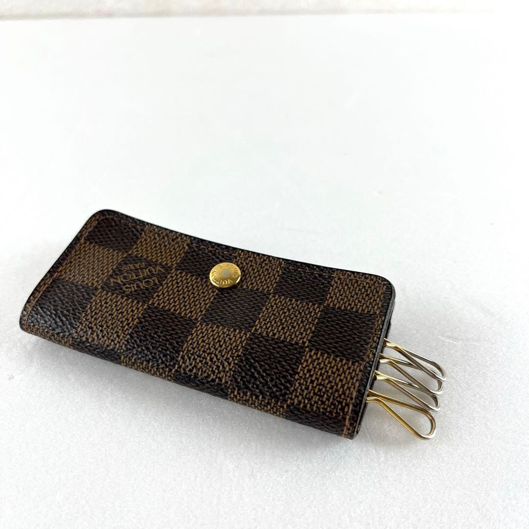【美品】Louis Vuittonルイヴィトン ダミエ4連キーケース