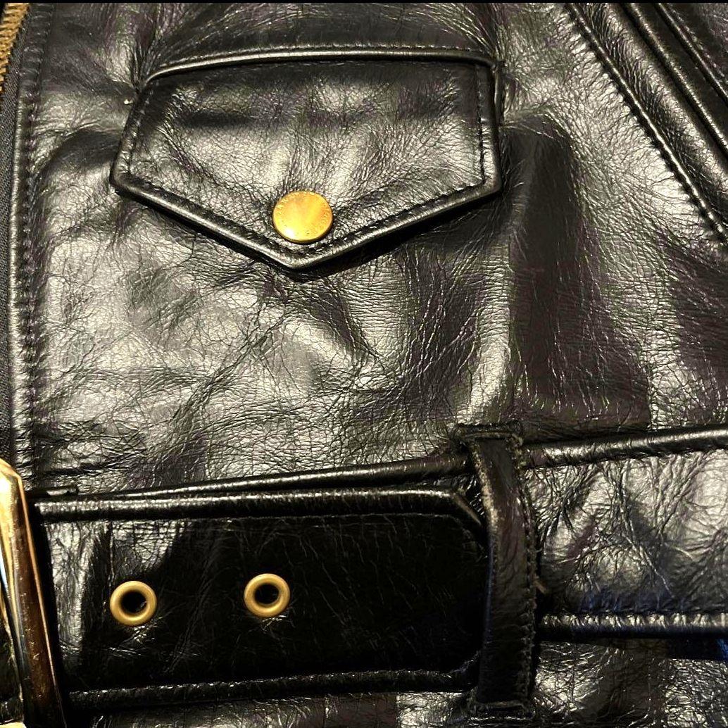 Schott ダブルライダース 38 ショット 24karats ワンスター 黒