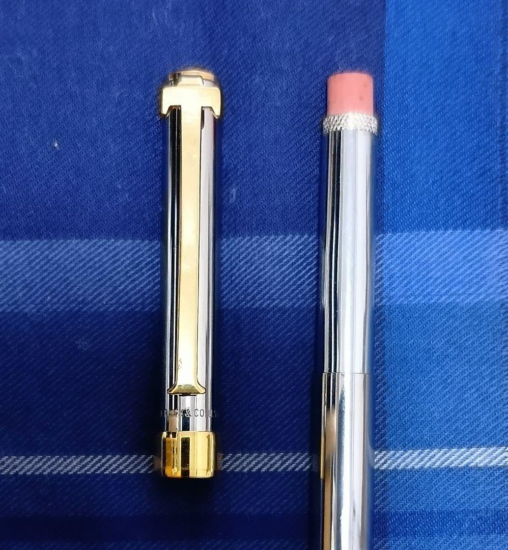 【美品】Tiffany & Co. Tクリップ　ボールペン＆シャープペンセット