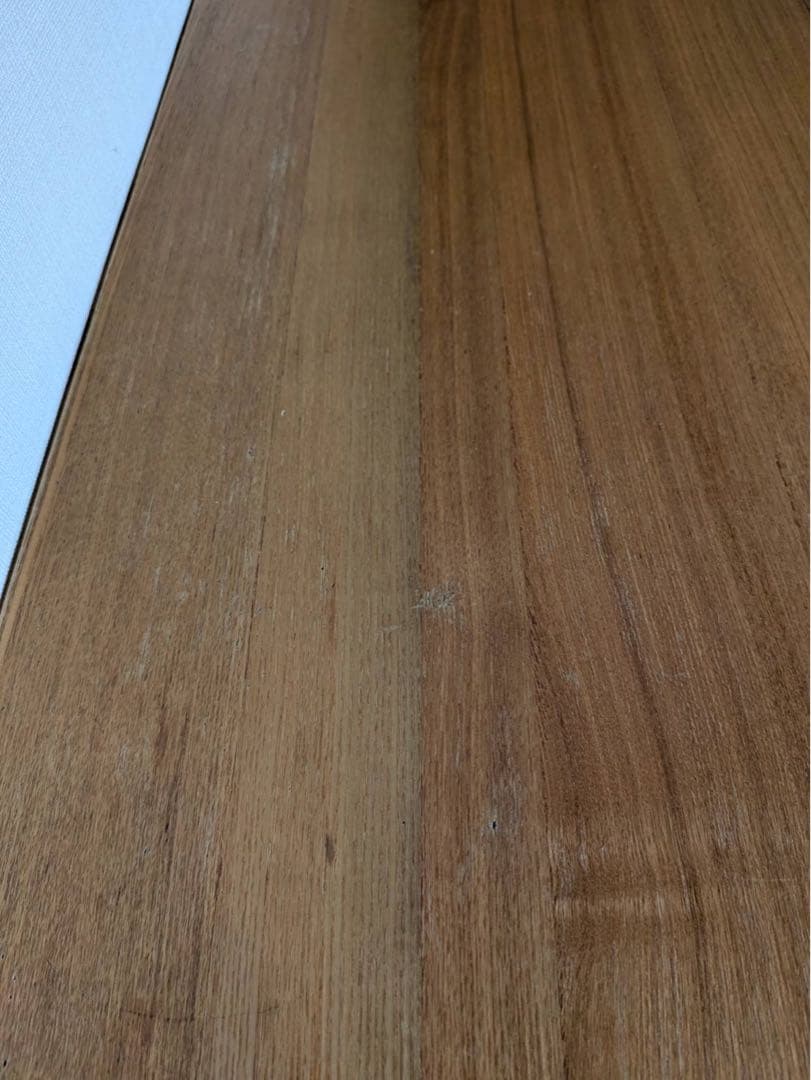 ■送料込■無印良品 木製ローテーブル 引出し タモ センター机デスクダイニング