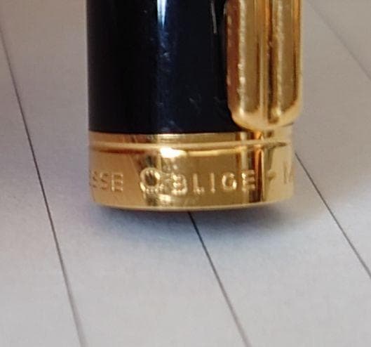 montblanc ノブレスオブリージュ 万年筆 14K