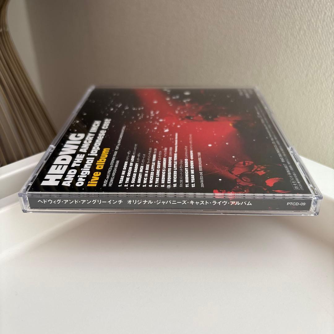 廃盤 帯付き CD ヘドウィグ・アンド・アングリーインチ ライヴ・アルバム