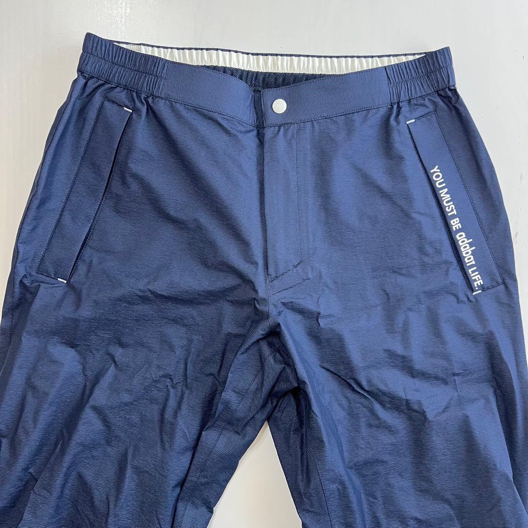 未使用　アダバット　adabat レインパンツ　防水　Lサイズ　ネイビー
