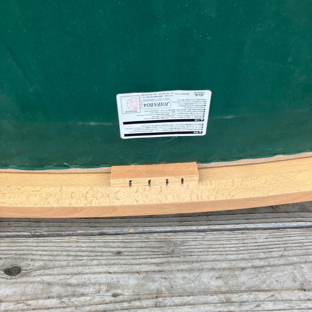 ① 北欧レトロ アダル セージ アームチェア 無垢材 木製椅子 ダイニングチェア