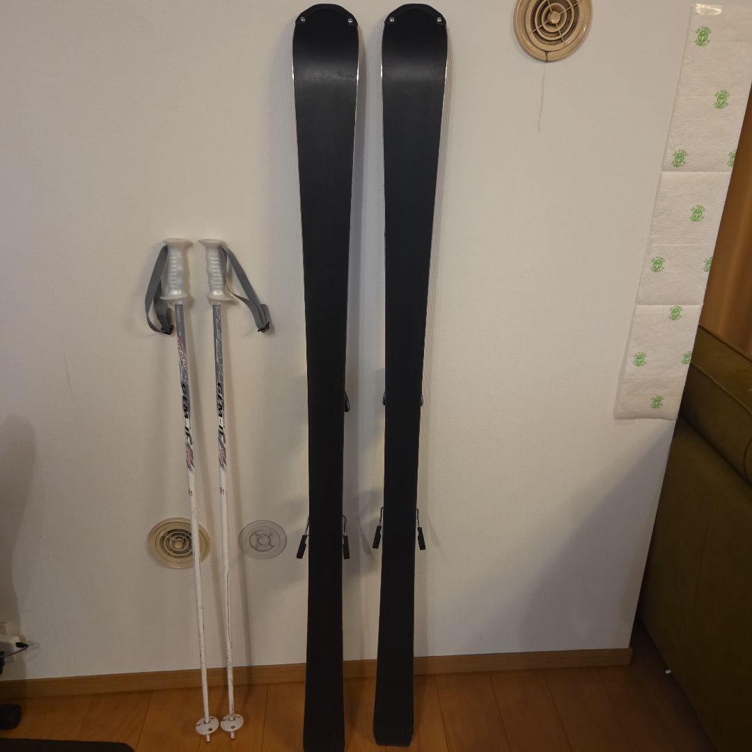 Salomon Xpower 167 r14 スキー板 ポール、ビンディング付