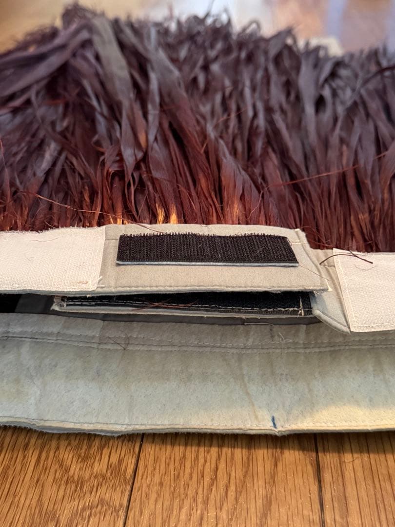 タヒチアンダンス　マロ　モレ　茶色　グレー　ウエスト加工あり　衣装　タネ