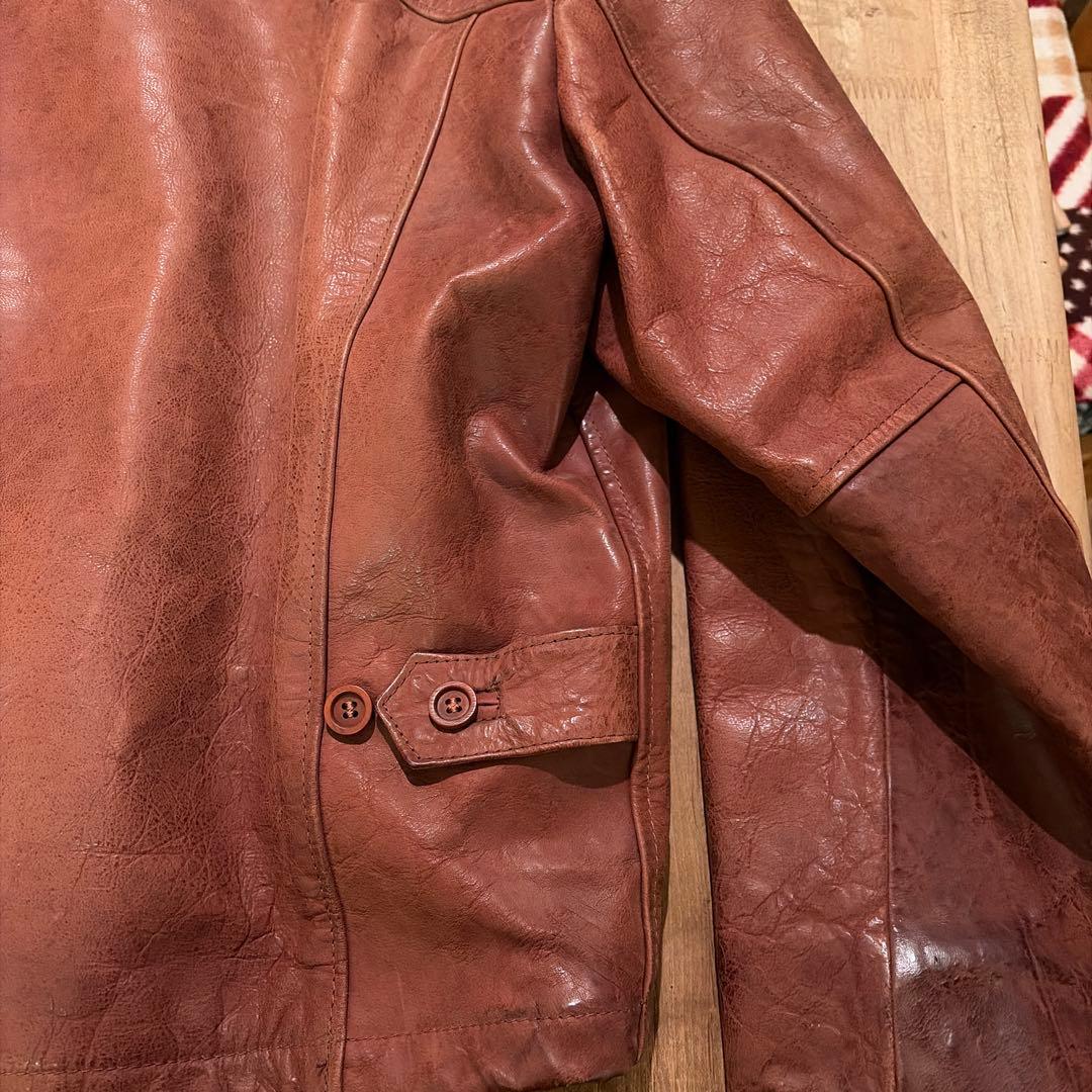Stewart バッファローレザー ジャケット Lサイズ　イタリア