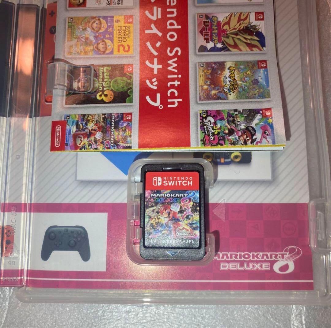 【美品マリカ8付24h発送】Switch ネオンカラー本体＋マリカ8DX