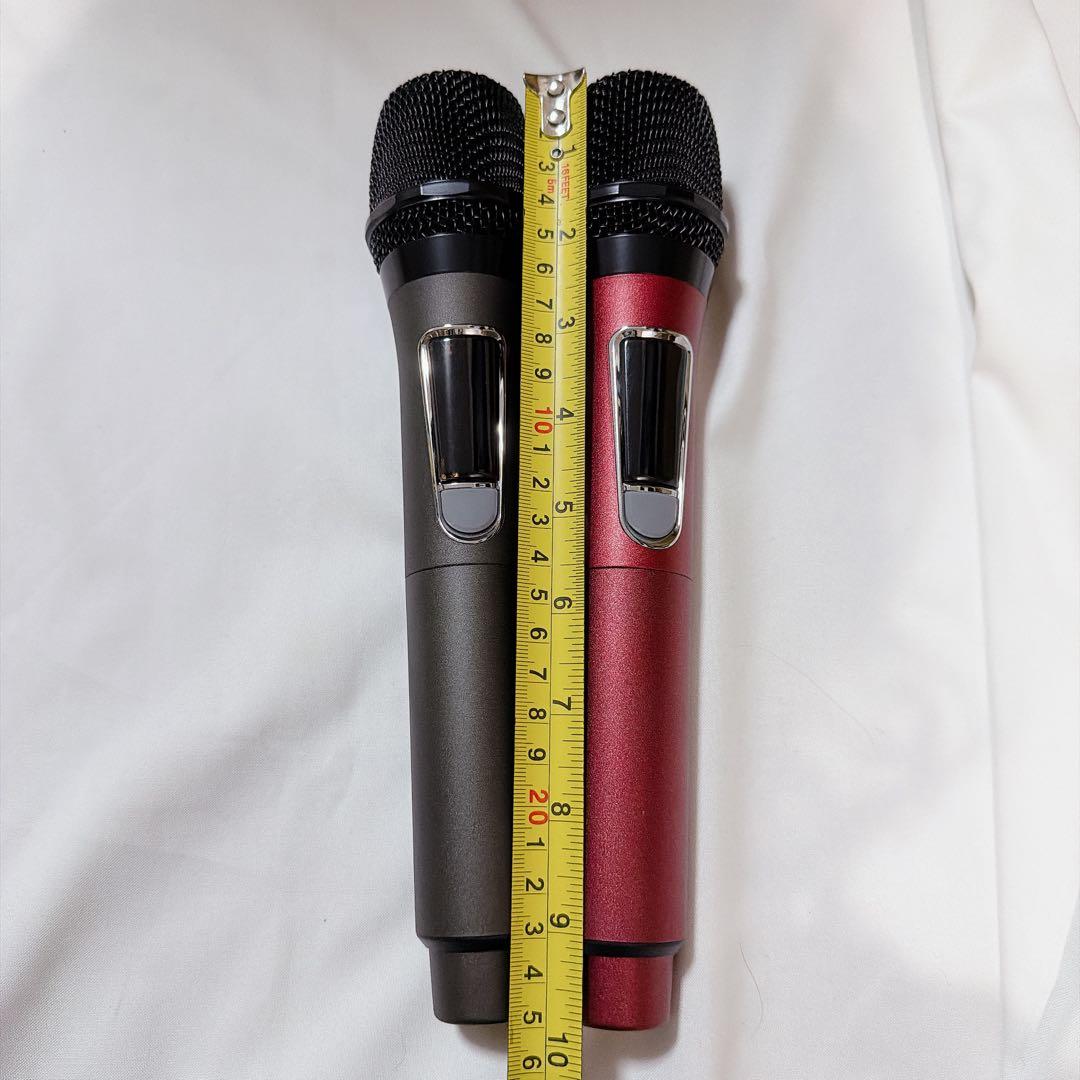 JAMELO ワイヤレスマイク カラオケマイク ダイナミックマイク 2本セット