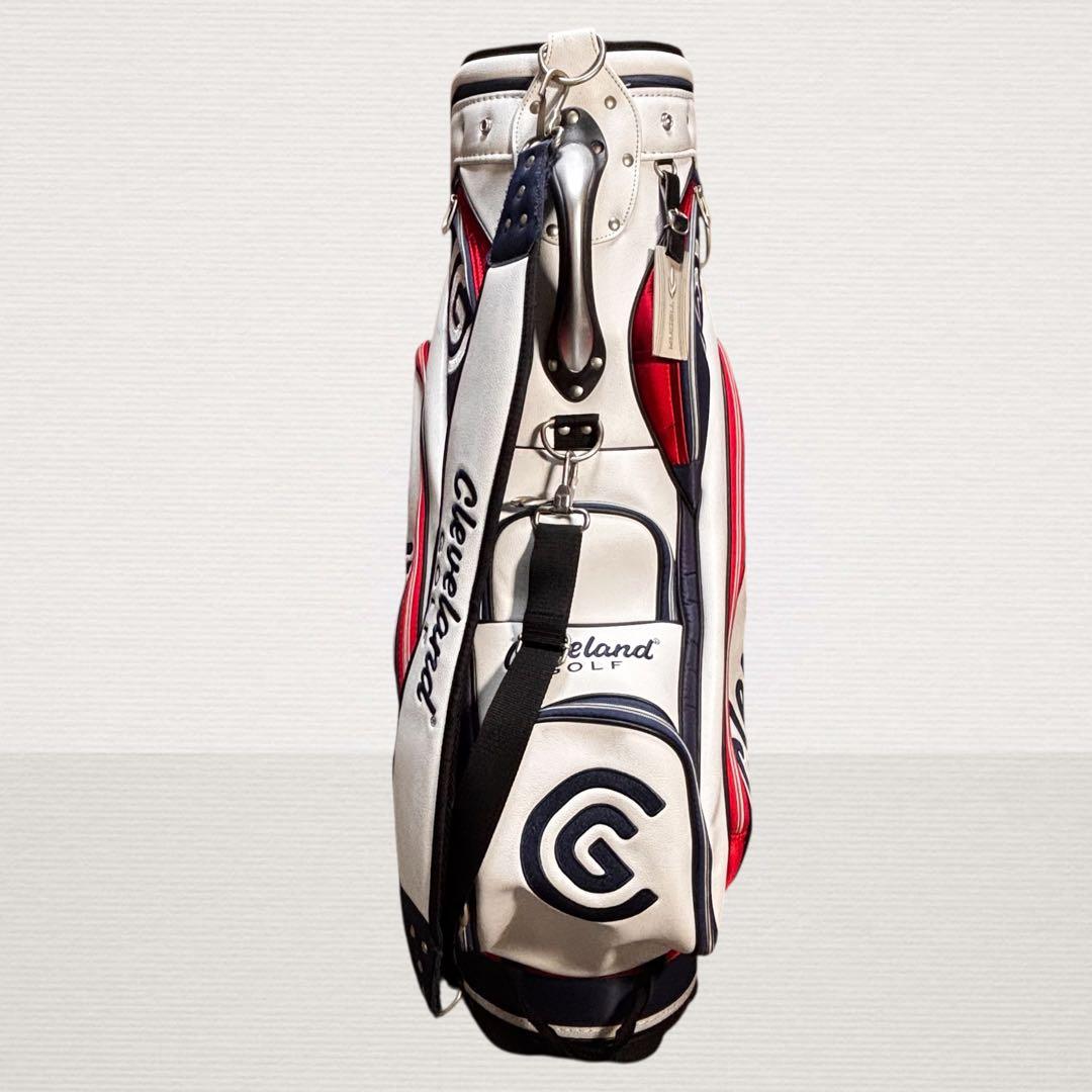 ✨超美品✨ Cleveland ゴルフバッグ トリコロール 9.5型