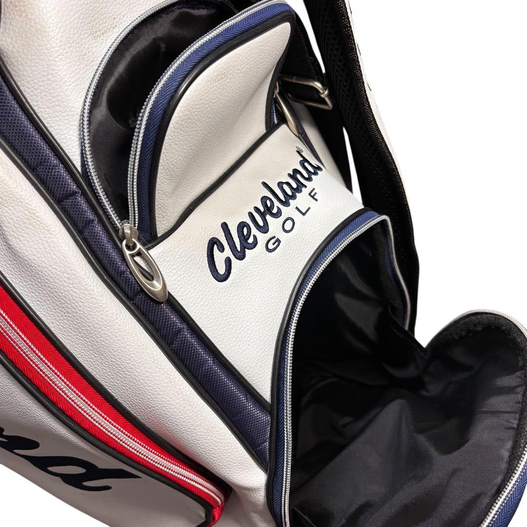 ✨超美品✨ Cleveland ゴルフバッグ トリコロール 9.5型
