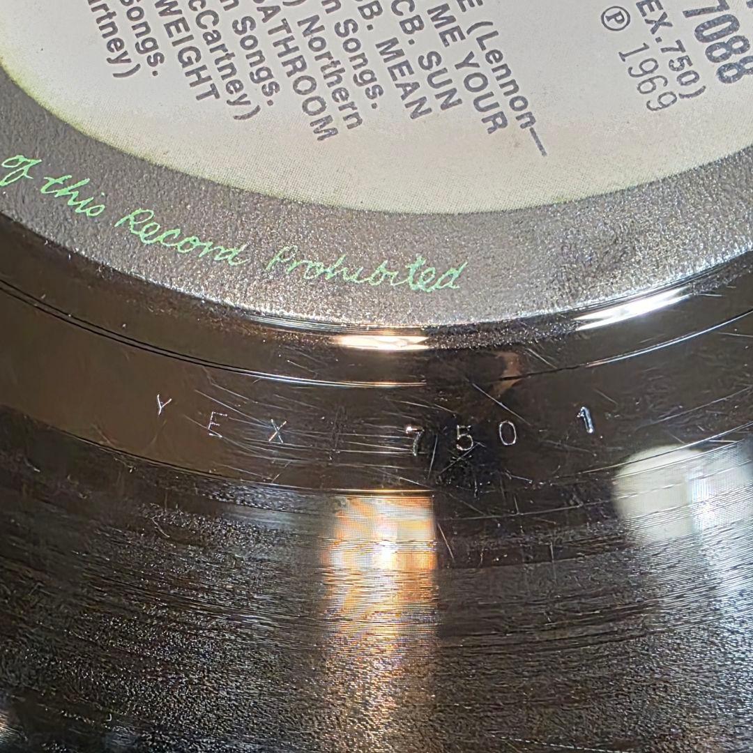 UK最初期 マトリ-2/-1 ビートルズ Abbey Road Apple盤