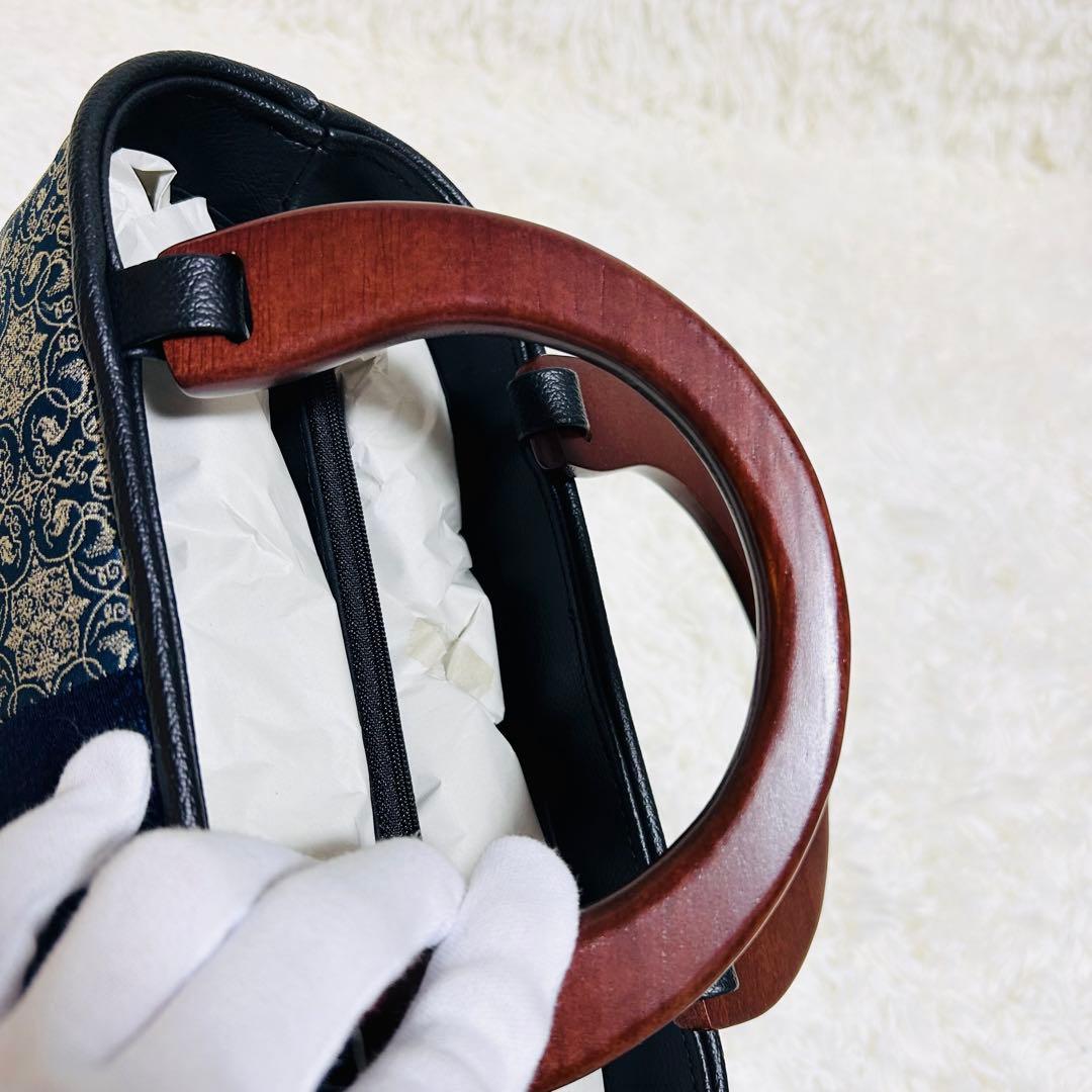 ⭐︎美品⭐︎ 正絹 龍村美術織物 葡萄唐草文錦 和装バッグ 日本製