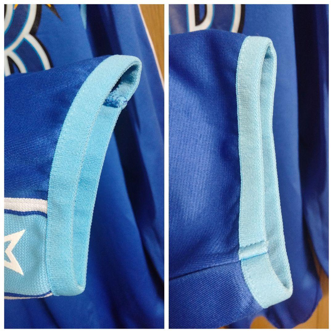 デサント 横浜ベイスターズ 長袖ハーフジップ裏起毛プルオーバー Lサイズ