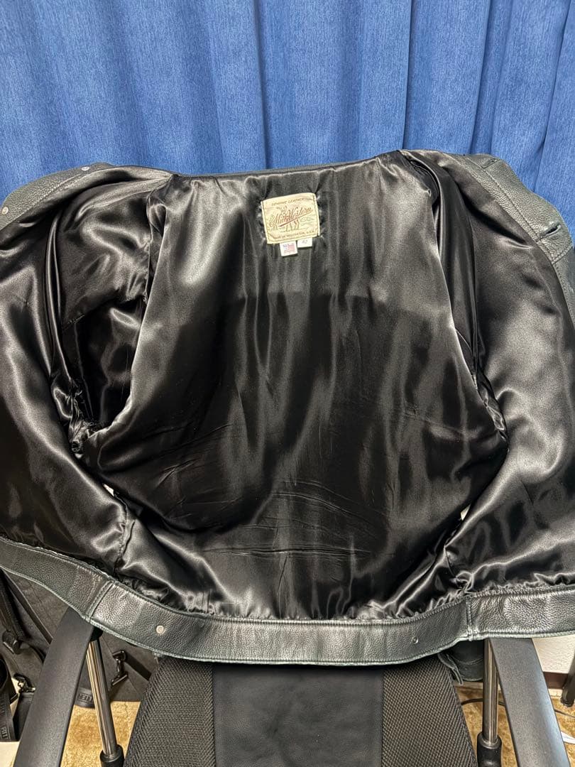 鹿革（ディアスキン）ブラックトラッカー型 サイズ42