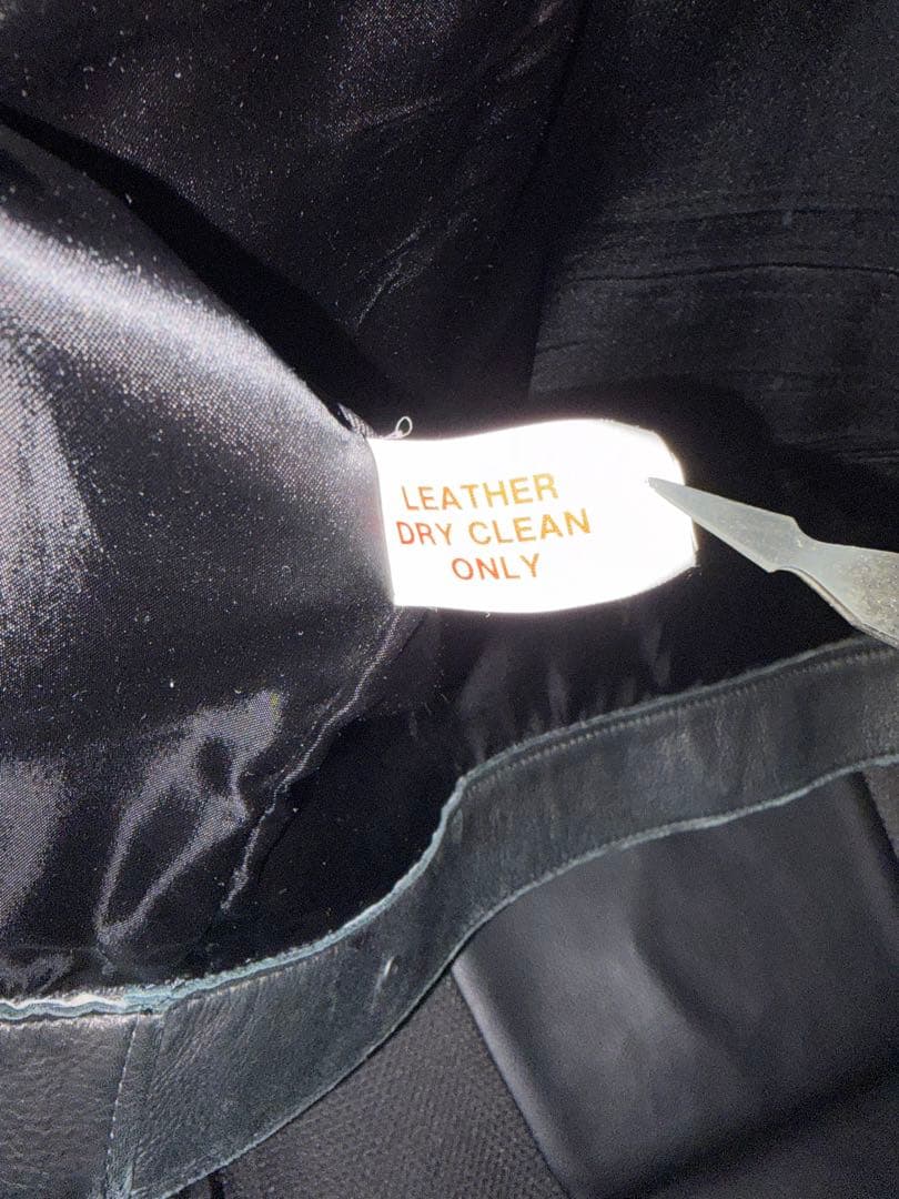 鹿革（ディアスキン）ブラックトラッカー型 サイズ42