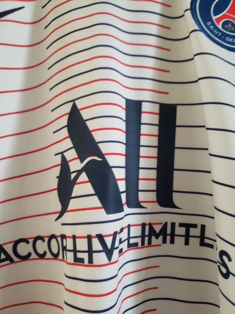 パリサンジェルマン　プレマッチ　ナイキ　メッシ　ネイマール　Lサイズ