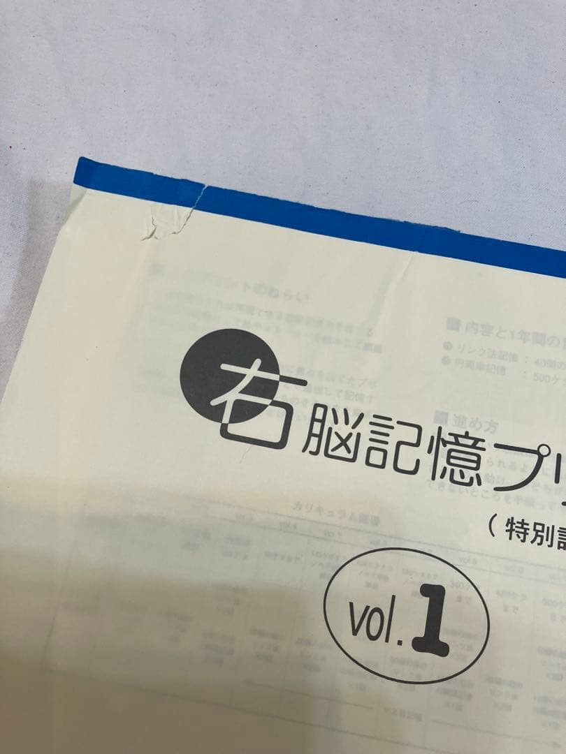 七田式 しちだ式　小学生プリント 右脳Ⅰ 未記入