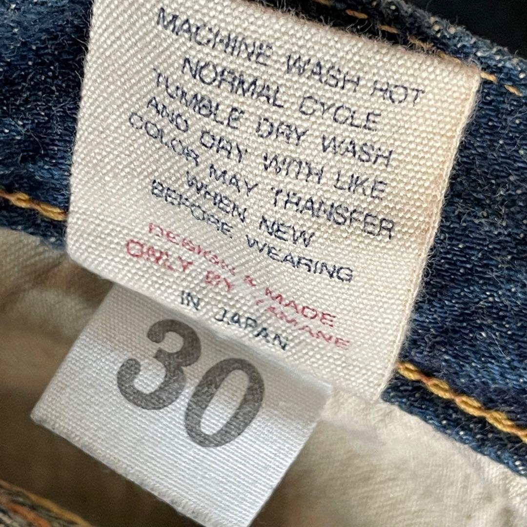 EVISU ハーフデニム　ビッグカモメ　ピンク　赤耳　塩谷ブラザーズ　日本製