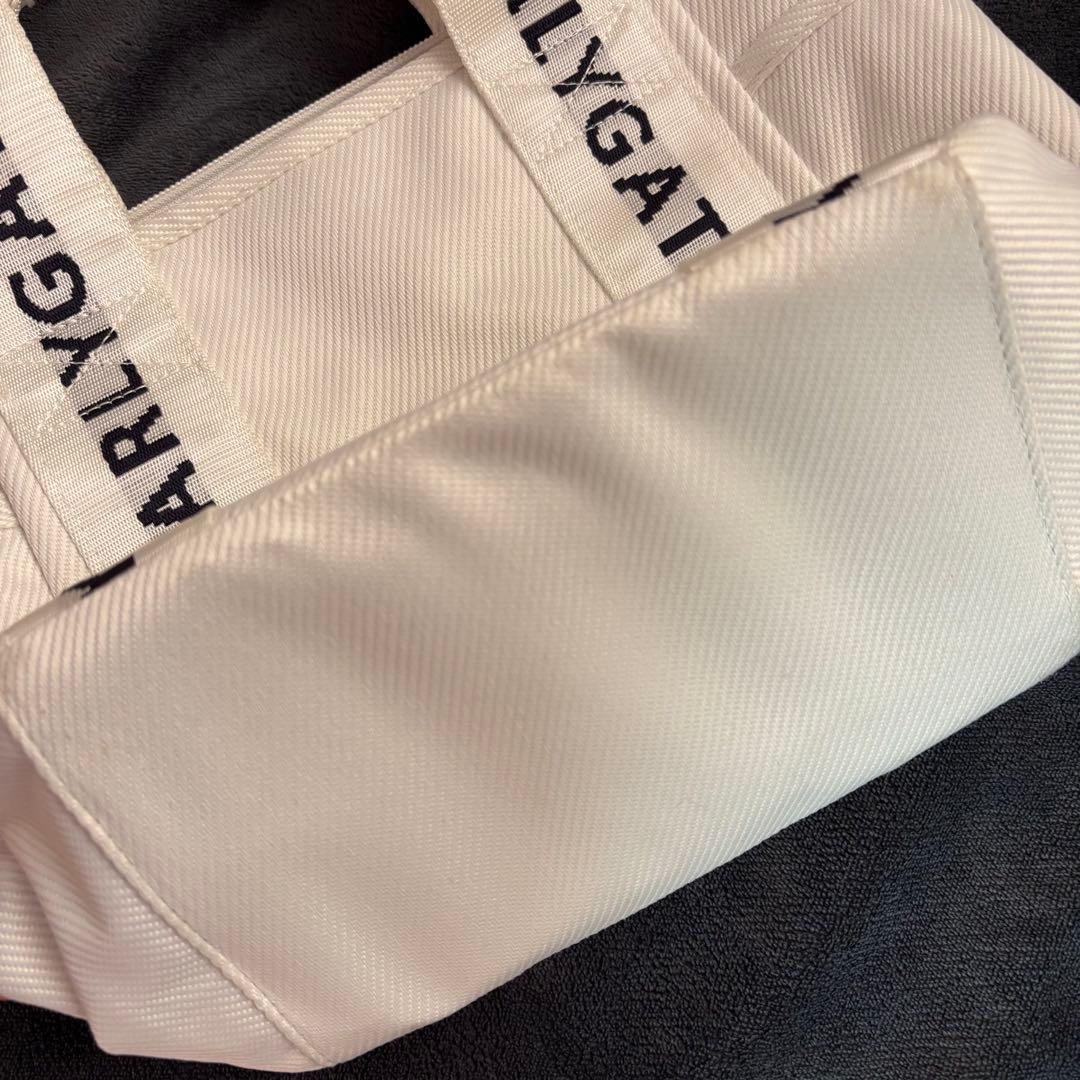 PEARLY GATES ラウンドバッグ ホワイト