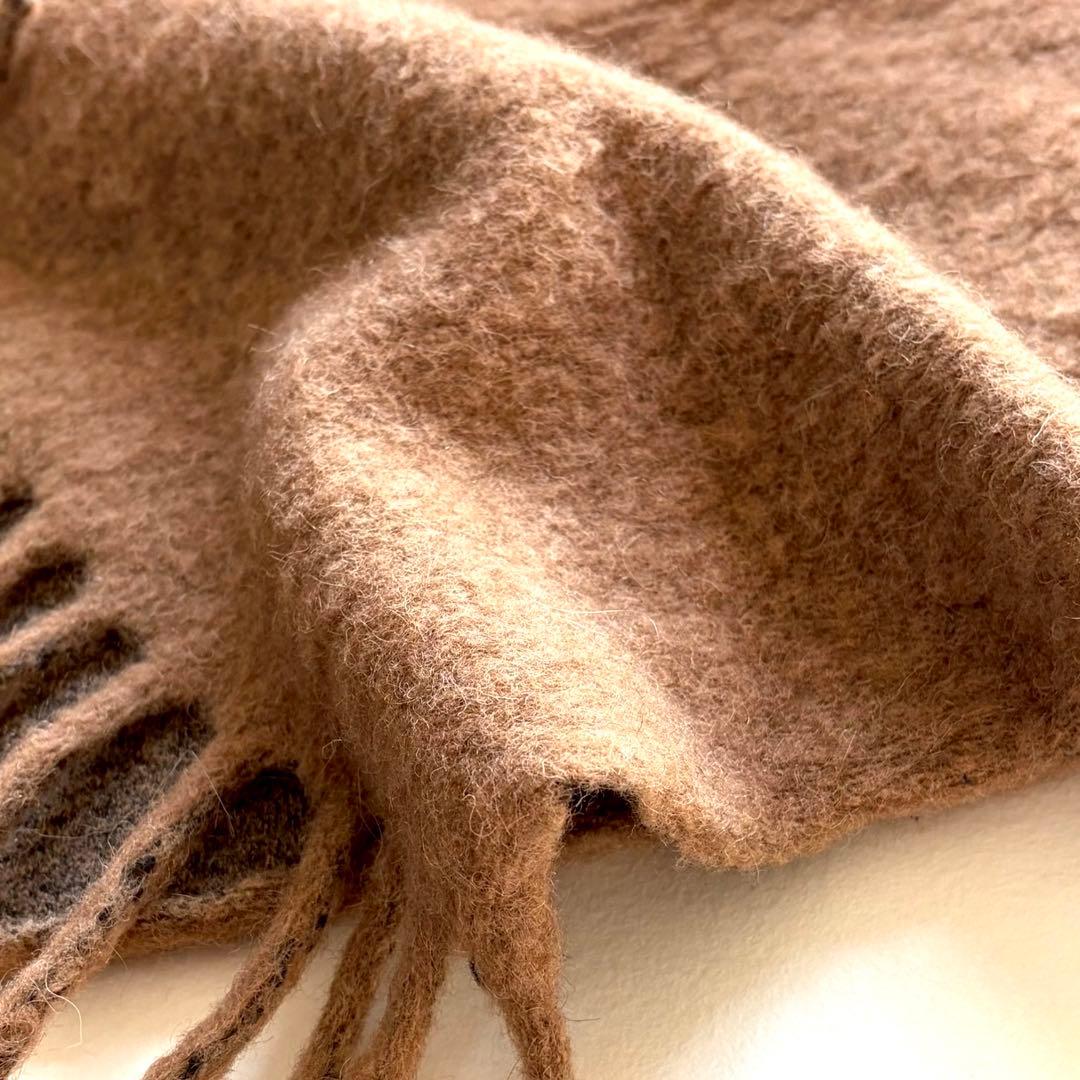 美品 VERDIANI イタリア製 アルパカ混ポンチョコート ゆったり キャメル