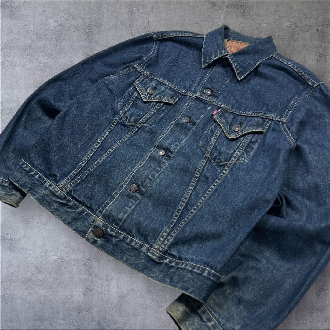 希少　90s リーバイス　濃紺　71557 サード 復刻　ビッグE 日本製42