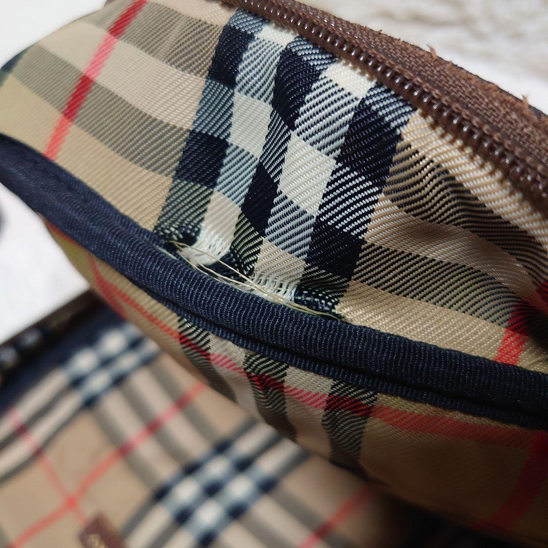 バーバリー ゴルフ ノバチェック ゴルフケース シューズケース