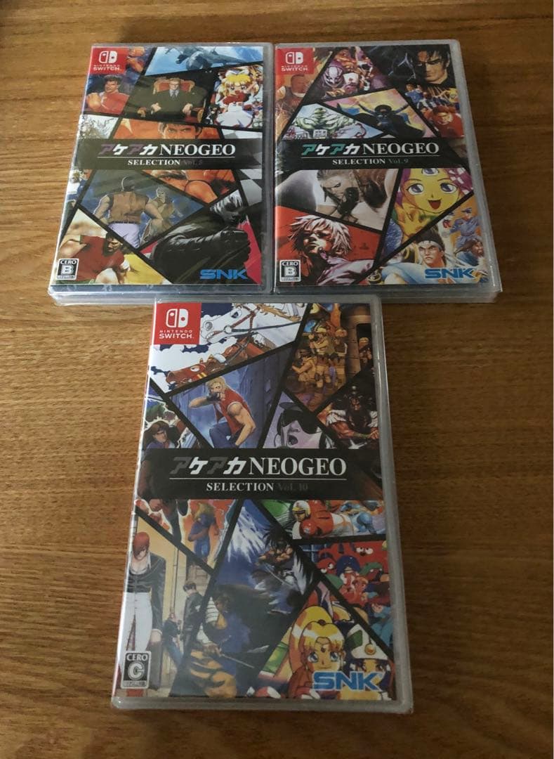 新品未開封品 スイッチ アケアカNEOGEO セレクション 7本セット ネオジオ