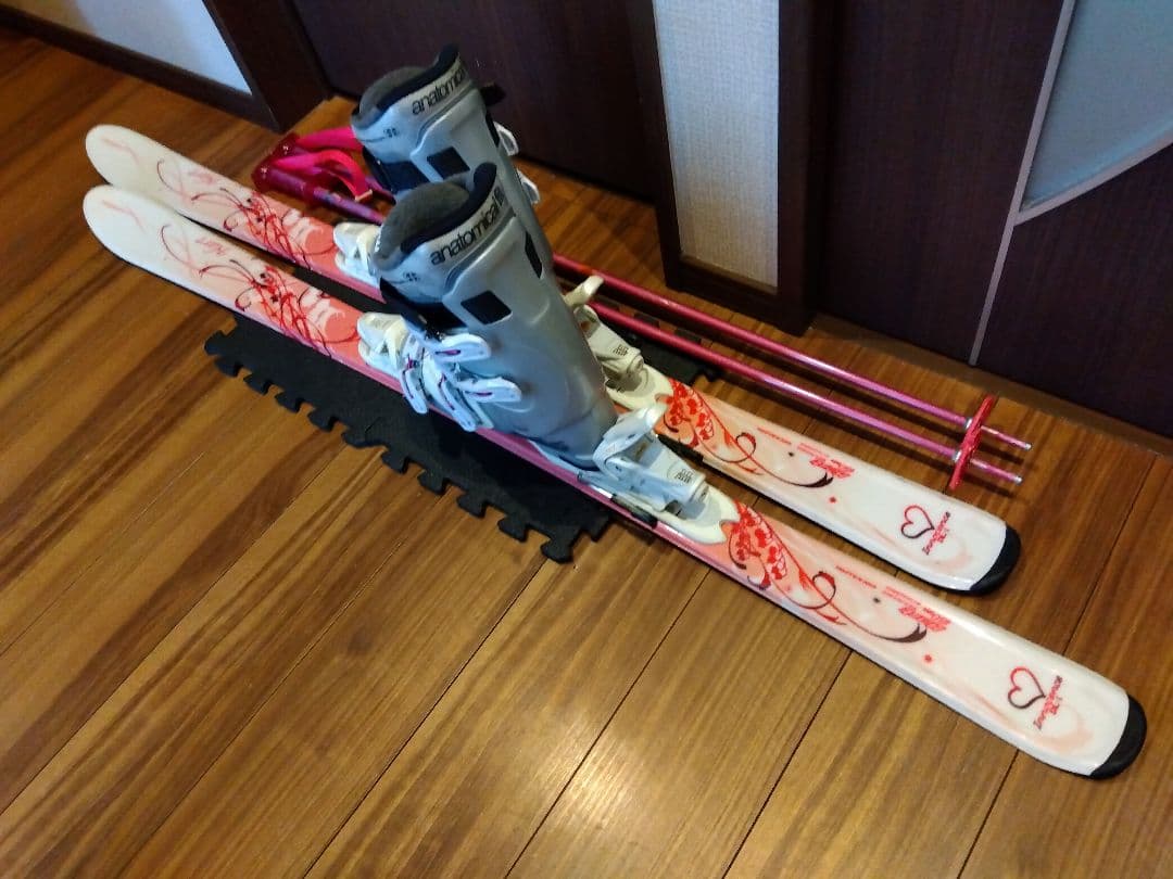 ✨️綺麗✨️HART/学生・レディース用/スキーセット/メンテ・WAX済み✔軽量