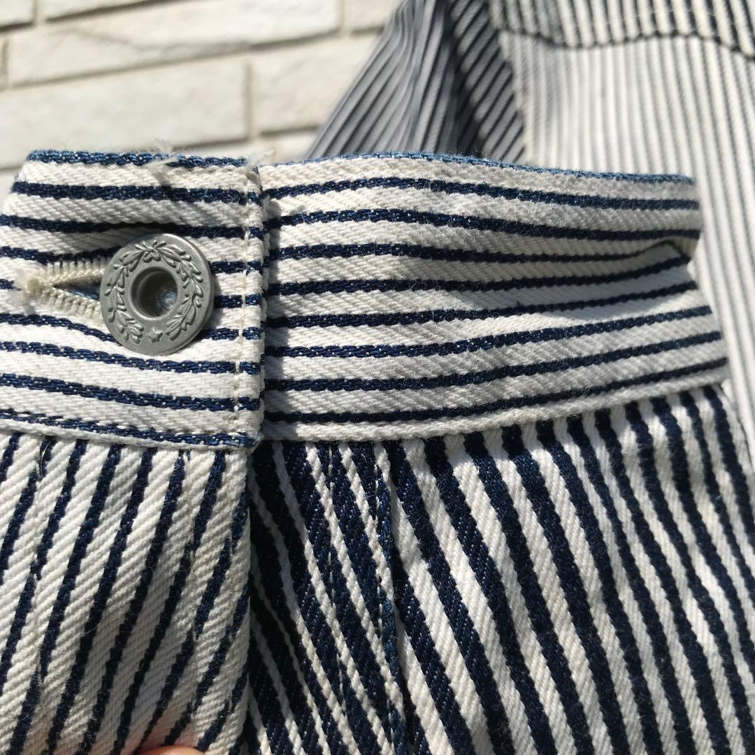 シュガーヒル　トラッカージャケット　ストライプ　ヒッコリー　2　20ssjk03