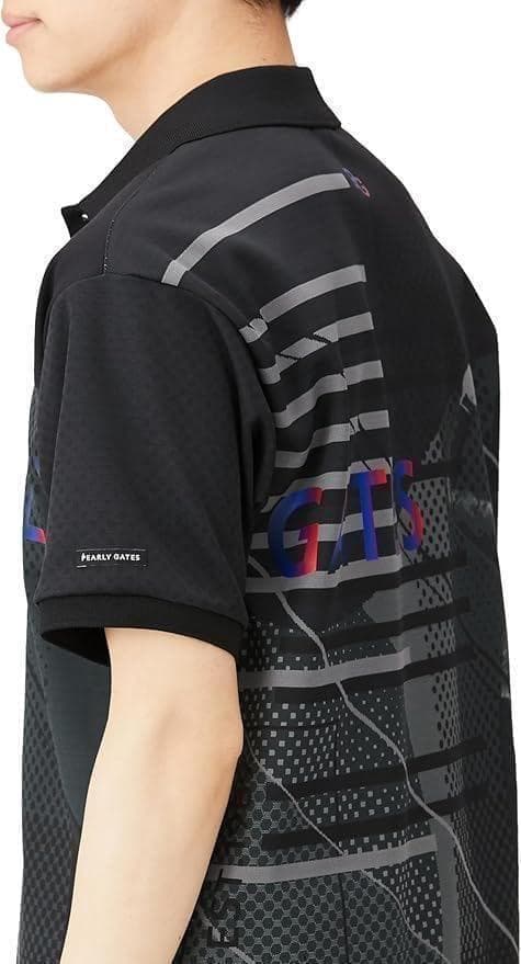 パーリーゲイツ 半袖ポロシャツ フォトプリント柄 サイズ4 新品 本物