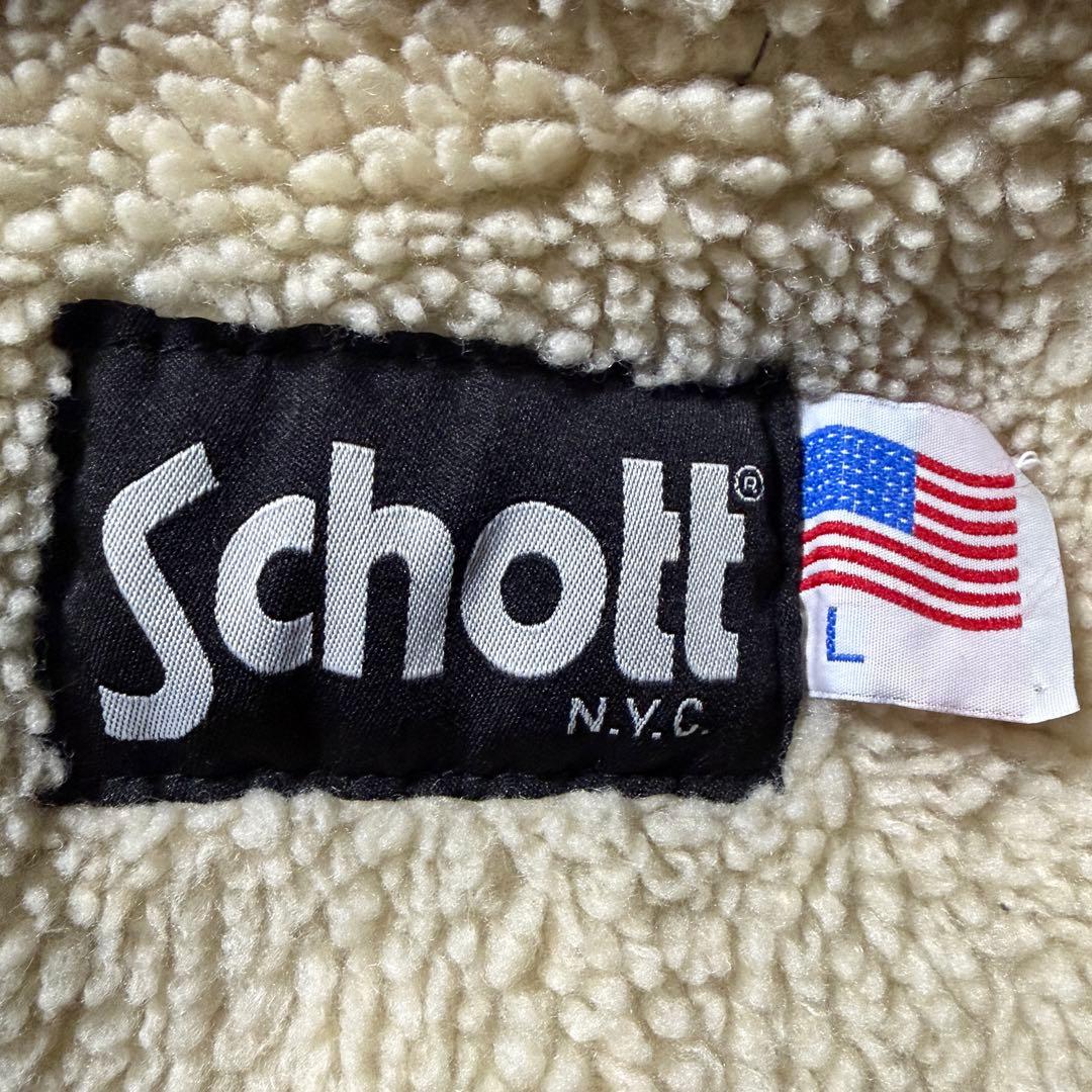 d*t様 【希少】schott デニムジャケット　ライダース　ダブル　L