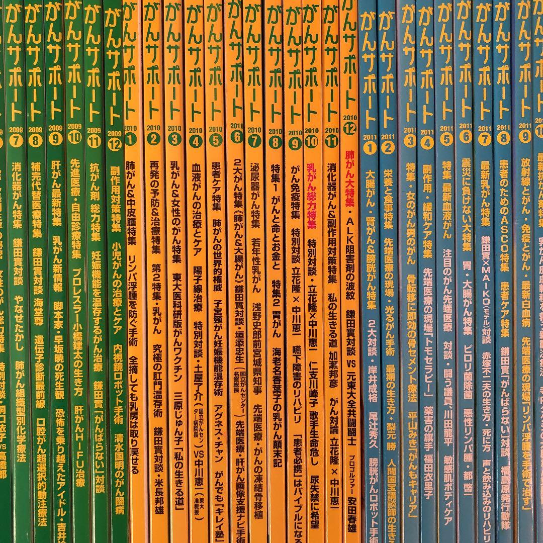 がんサポート2008年1月〜2011年10月号迄46冊セット+2冊