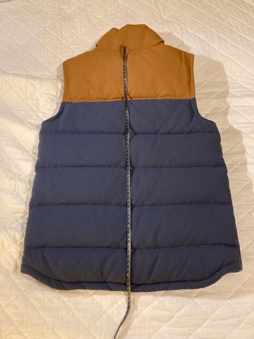 ヒ*4様 週末限定値下【美品】パタゴニアダウンベストXSネイビー✖️ブラウン