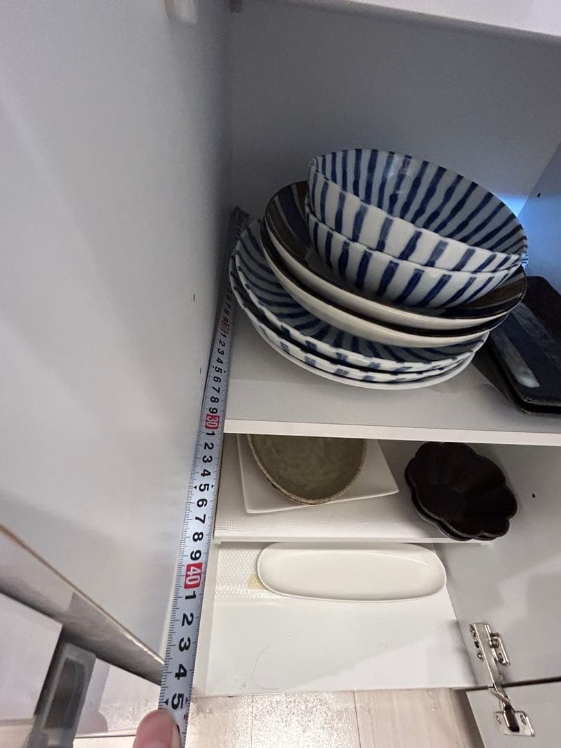 ホワイトキッチン収納 食器棚