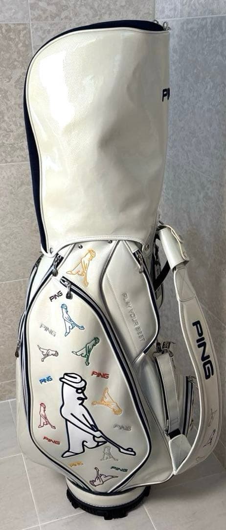 PINGハイグレードエナメルキャディバッグ 『Mr.PING CB-C221』