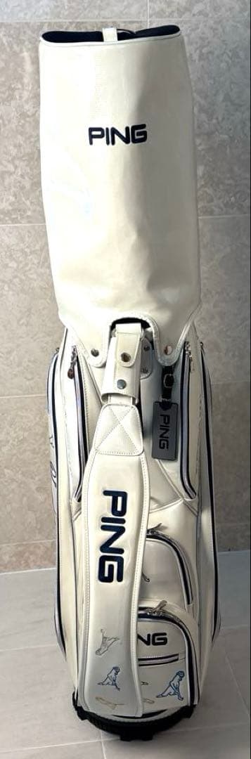PINGハイグレードエナメルキャディバッグ 『Mr.PING CB-C221』