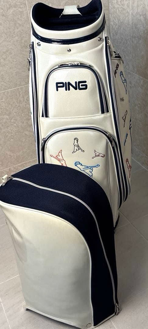PINGハイグレードエナメルキャディバッグ 『Mr.PING CB-C221』