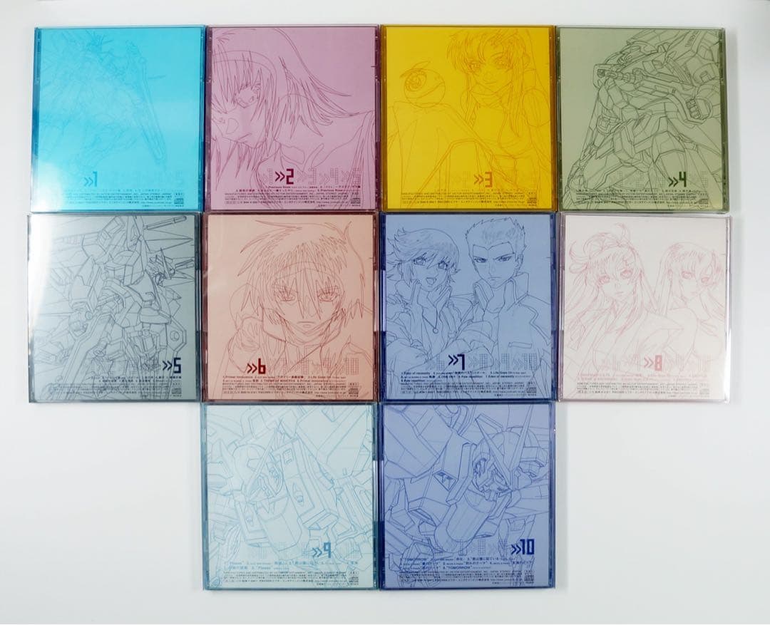 機動戦士ガンダムSEED・SEED DESTINY SUIT CD 10枚セット