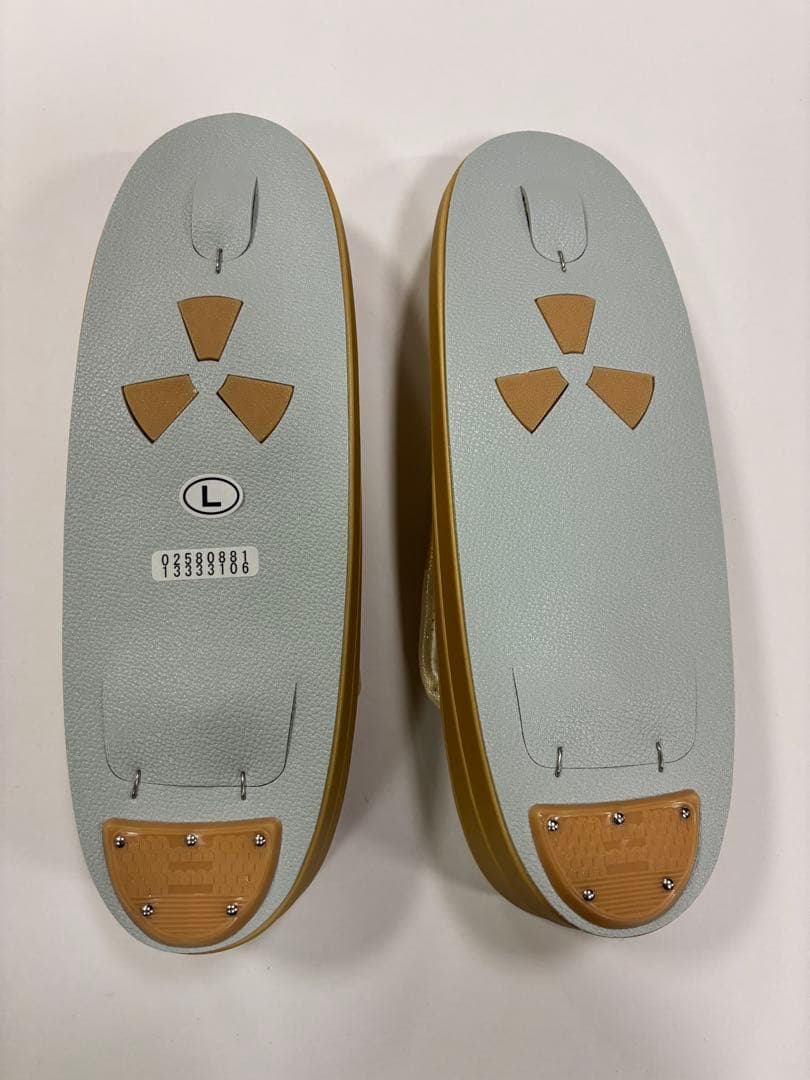 和装用草履バッグセット　金色　波模様　桜　螺鈿風装飾　金たたき　新品