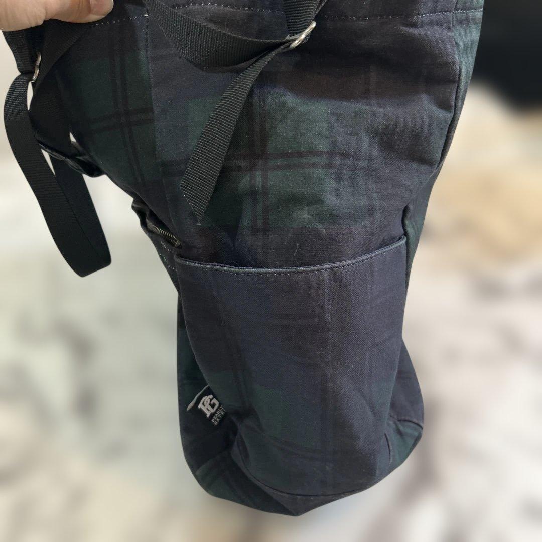 PEARLY GATES チェック柄ゴルフバッグ