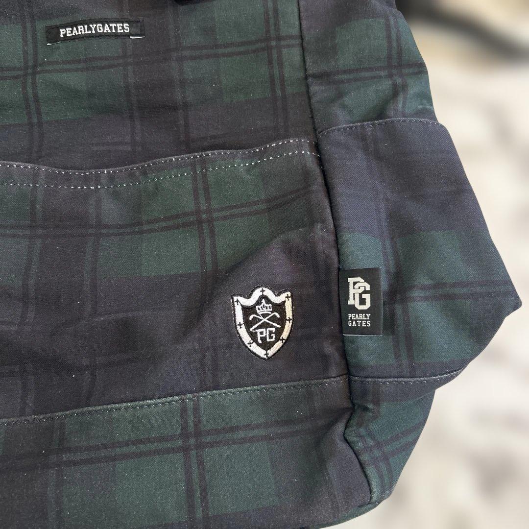 PEARLY GATES チェック柄ゴルフバッグ